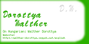 dorottya walther business card